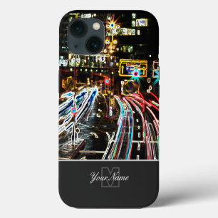 Case-Mate iPhone Case Les rues de la ville de Neon-Pop-Art la nuit avec
