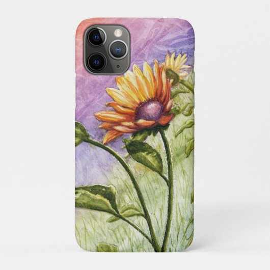 Coques Case-Mate iPhone Les secrets de tournesol au coucher du soleil (Dos)