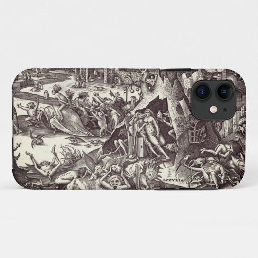Coques Case-Mate iPhone Les Sept Péchés Mortels - La luxure (Dos (Horizontal))