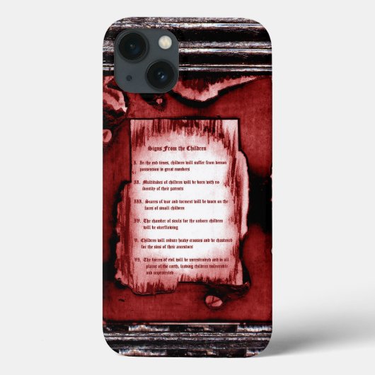 Coques Case-Mate iPhone Les Signes Des Enfants (Verso)