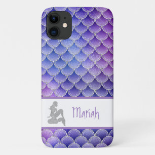 Case-Mate iPhone Case *~* Les sirènes font Parties scintillant d'argent 