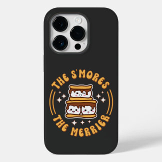 Coque Pour iPhone 14 Pro Les S'mores Le Merrier Funny Kawaii Camping Cadeau