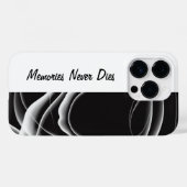 Coques Case-Mate iPhone Les souvenirs ne meurent jamais (Verso (horizontal))