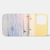 Coques Case-Mate iPhone Les surfeurs sur la plage (Verso (horizontal))