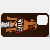 Coques Case-Mate iPhone Les temps brun rousse Chien Chien Rhodesian Ridgeb (Verso (horizontal))