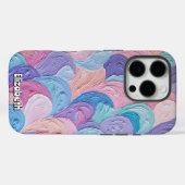 Coques Case-Mate iPhone Les torrents Pastel Créer Des Vagues Calmes (Verso (horizontal))