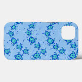 Coques Case-Mate iPhone Les tortues de mer Hawaiian Honu Hibiscus (Verso (horizontal))