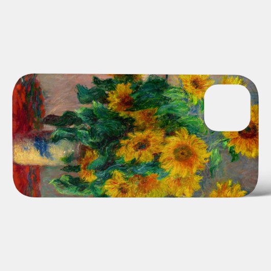 Coques Case-Mate iPhone Les tournesols de Monet (Verso (horizontal))