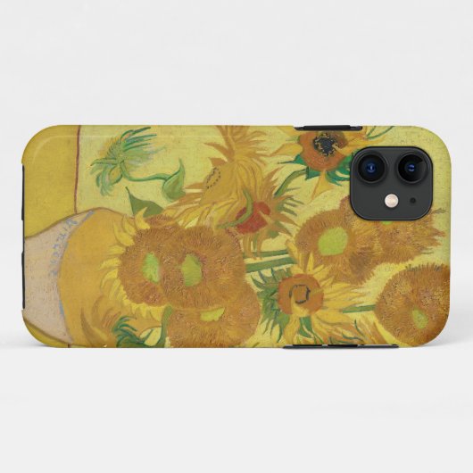 Coques Case-Mate iPhone Les tournesols de Van Gogh (Dos (Horizontal))