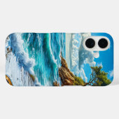 Coques Case-Mate iPhone Les vagues de plage (Verso (horizontal))