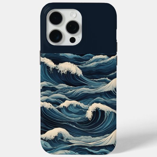 Coques Case-Mate iPhone Les vagues du tsunami (Verso)