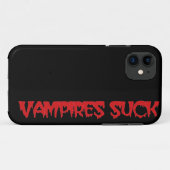 Coques Case-Mate iPhone Les vampires drôles de Halloween sucent (Dos (Horizontal))