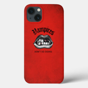 Case-Mate iPhone Case Les vampires ne font pas de vaisselle drôle Goth r