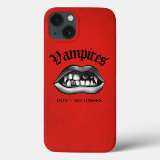 Case-Mate iPhone Case Les vampires ne font pas de vaisselle drôle Goth r