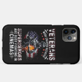 Coques Case-Mate iPhone Les vétérans parce que les super-héros sont occupé (Dos (Horizontal))