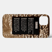 Coques Case-Mate iPhone Les visages du péché (Verso (horizontal))