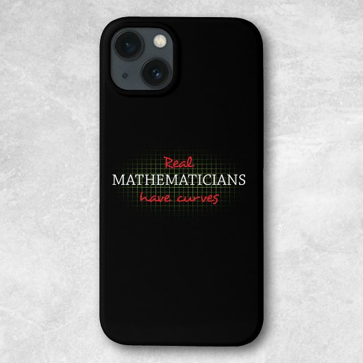 Coques Case-Mate iPhone Les vrais mathématiciens ont des courbes | Drôle d
