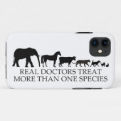Coques Case-Mate iPhone Les vrais médecins (vétérinaires) traitent plus (Dos (Horizontal))