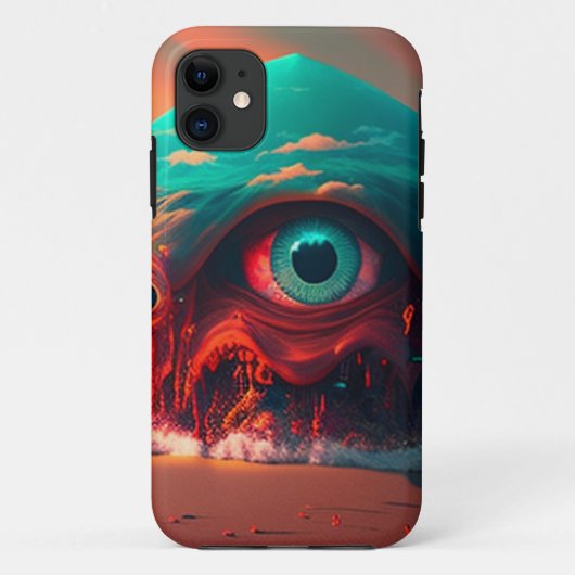 Coques Case-Mate iPhone Les yeux sanglants (Dos)