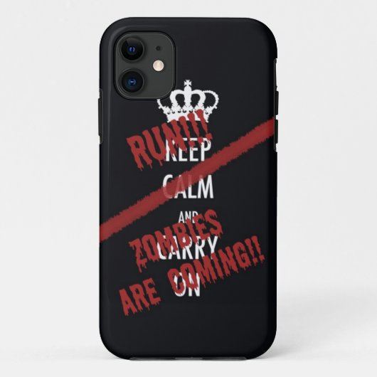 Coques Case-Mate iPhone Les zombis viennent (Dos)