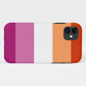 Coques Case-Mate iPhone Lesbian Pride Flag LGBTQ (Dos (Horizontal))