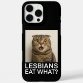 Coques Case-Mate iPhone Lesbians Eat What Funny (Verso)