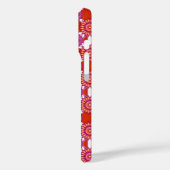 Coques Case-Mate iPhone Lesbienne orgueil / motif de fleur miroir orange (Verso / Gauche)