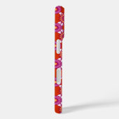 Coques Case-Mate iPhone Lesbienne orgueil / motif de fleur miroir orange (Verso / Droite)