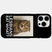 Coques Case-Mate iPhone Lesbiennes Mangent Quoi de Drôle (Verso (horizontal))