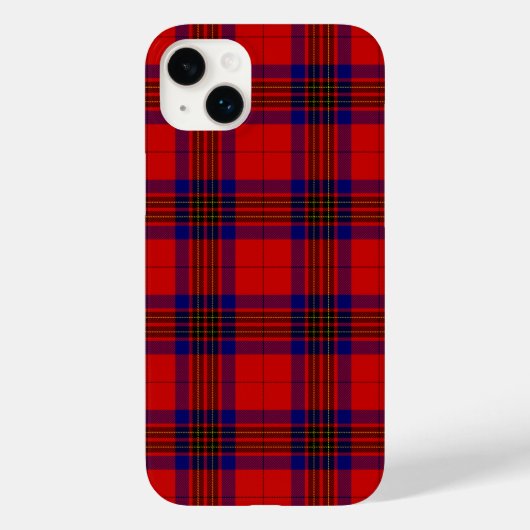 Coques Case-Mate iPhone Leslie tartan rouge bleu violet plaid (Verso)