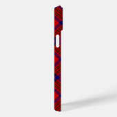 Coques Case-Mate iPhone Leslie tartan rouge bleu violet plaid (Verso / Droite)