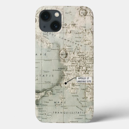 COQUES Case-Mate iPhone L'ESPACE : LUNE MAP, 1972 (Verso)
