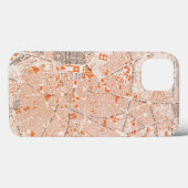 Coques Case-Mate iPhone L'Espagne : Carte de Madrid, C1920 (Verso (horizontal))
