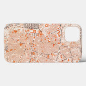 Coques Case-Mate iPhone L'Espagne : Carte de Madrid, C1920 (Verso (horizontal))