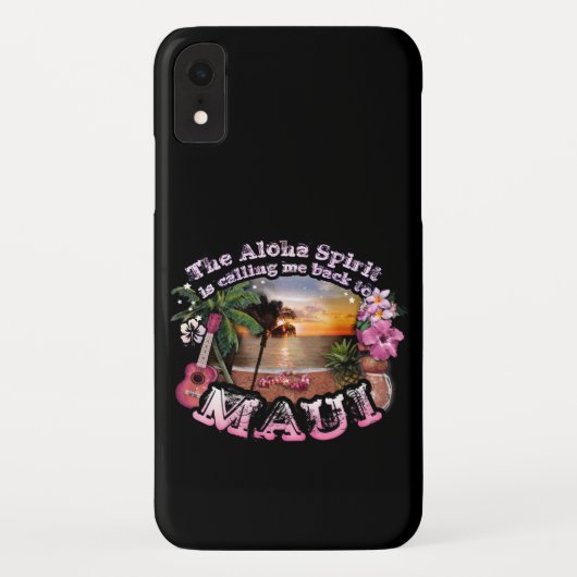 Coques Case-Mate iPhone L'Esprit Aloha me rappelle à Maui (Dos)