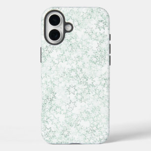 Coques iPhone 16 Plus L'esprit d'équipe vert et blanc d'étoile folâtre
