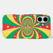 Coques Case-Mate iPhone L'Esprit du Cameroun | Drapeau des Lions Indomptab (Verso (horizontal))