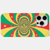 Coques Case-Mate iPhone L'Esprit du Cameroun | Drapeau des Lions Indomptab (Verso (horizontal))