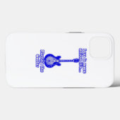 Coques Case-Mate iPhone Less is more unless it's playing the guitar (Verso (horizontal))