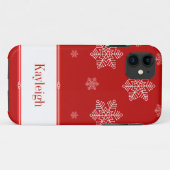 Coques Case-Mate iPhone Let it Snow BT iPhone 5 Coque, Rouge (Dos (Horizontal))