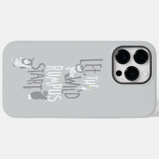 Coques Case-Mate iPhone Let the Wild Rumpus Start (Verso (horizontal))