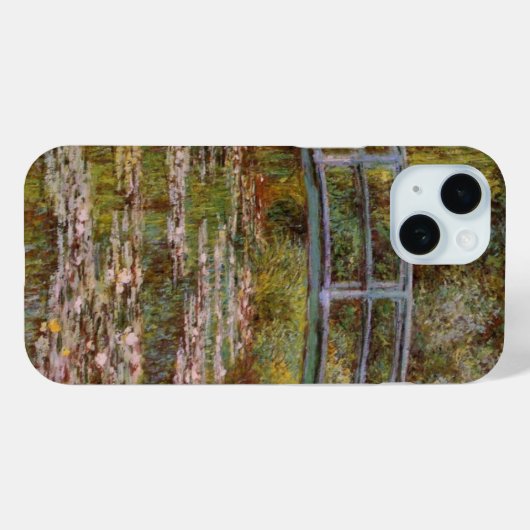 Coques Case-Mate iPhone L'étang Nénuphar de Claude Monet (Verso (horizontal))