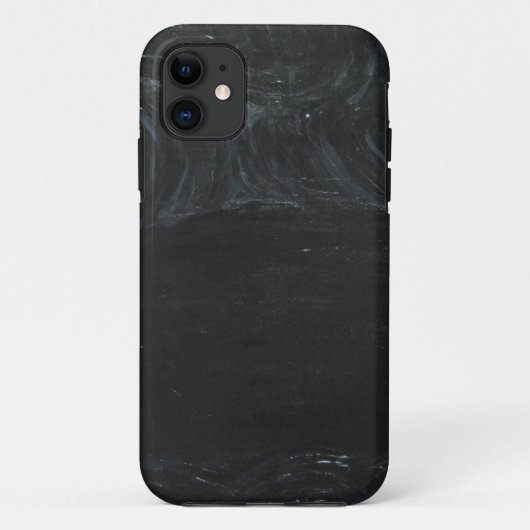Coques Case-Mate iPhone L'étang noir (minimalisme noir) (Dos)