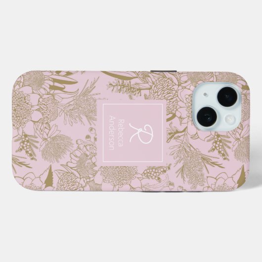 Coques Case-Mate iPhone L'été australien Bush s'épanouit (Verso (horizontal))