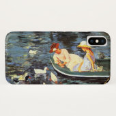 Coques Case-Mate iPhone L'été (par Mary Cassatt) (Dos (Horizontal))