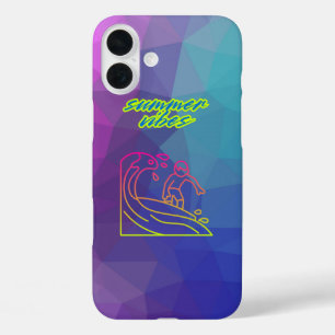 Coques iPhone 16 Plus L'été vibes garçon surf.