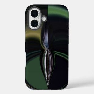 Coques iPhone 16 L'Étreinte d'Aurora Abstrait de Kaléidoscope Cos