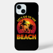 Coques Case-Mate iPhone Let's Go To The Beach (Verso)