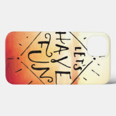 Coques Case-Mate iPhone Lets ont l'amusement (Verso (horizontal))