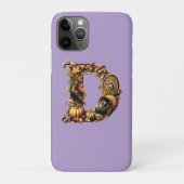 Coques Case-Mate iPhone Letter D Thanksgiving style gift  (Dos)